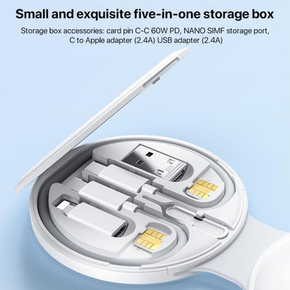 Yesido DS29 5 in 1 Foldable Wireless Charger for Phone / Watch / Earphone(White) - Wireless Charger by Yesido | Online Shopping UK | buy2fix