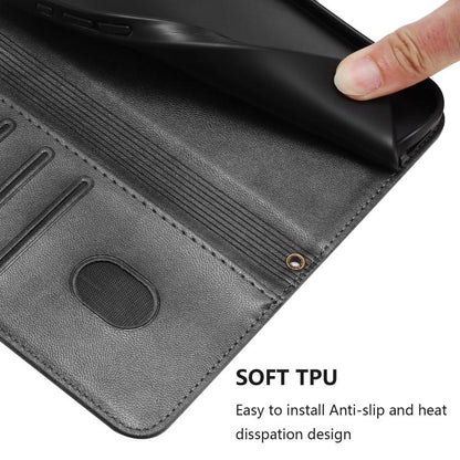 For Google Pixel 9 Pro XL / Pixel 10 Pro XL Line Splicing Buckle Retro Leather Phone Case(Black) - Google Cases by buy2fix | Online Shopping UK | buy2fix