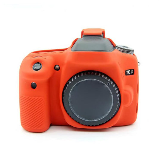 For Canon EOS 70D Soft Silicone Protective Case(Red) - Protective Case by buy2fix | Online Shopping UK | buy2fix