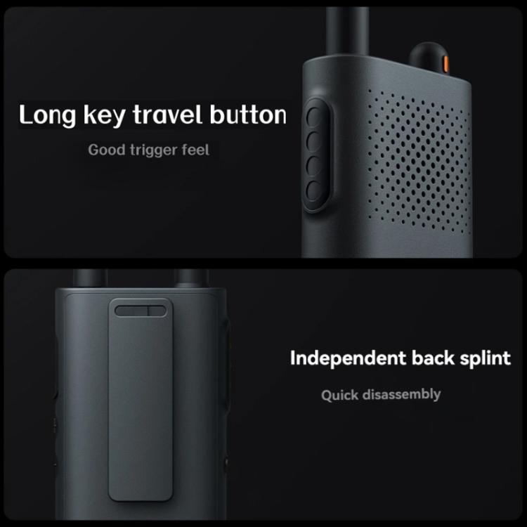 Original Xiaomi Walkie Talkie 3 Chat Version Support 1-5km Intercom Distance, APP Writing Frequency(Black) - Handheld Walkie Talkie by Xiaomi | Online Shopping UK | buy2fix