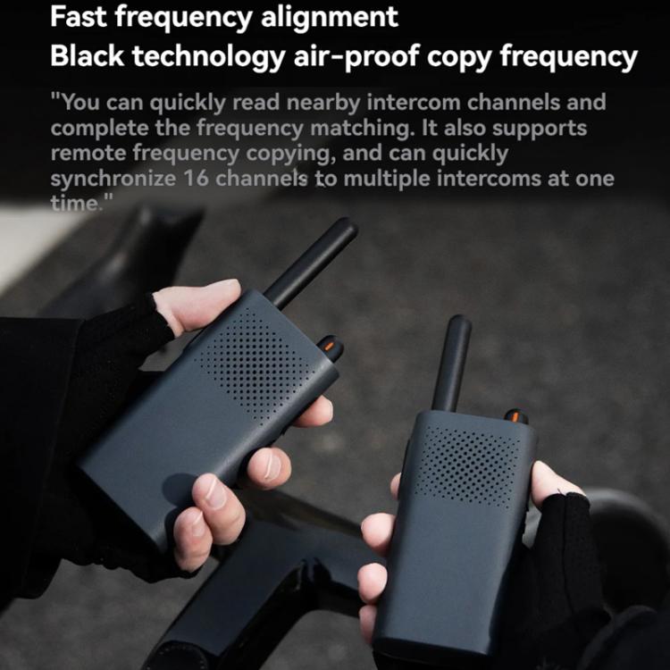Original Xiaomi Walkie Talkie 3 Chat Version Support 1-5km Intercom Distance, APP Writing Frequency(Black) - Handheld Walkie Talkie by Xiaomi | Online Shopping UK | buy2fix