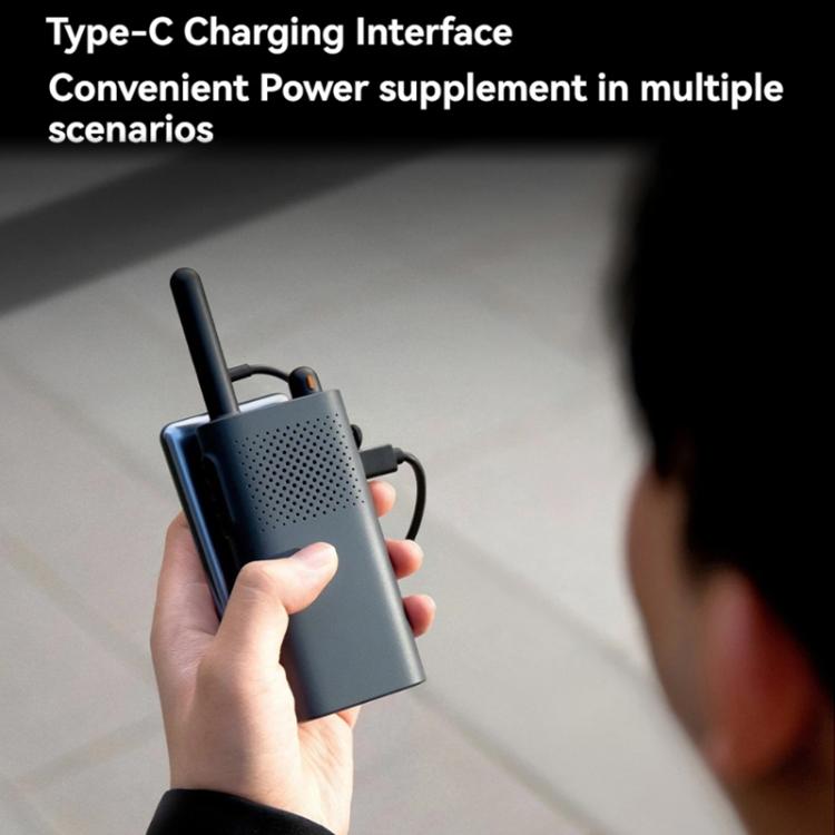 Original Xiaomi Walkie Talkie 3 Chat Version Support 1-5km Intercom Distance, APP Writing Frequency(Black) - Handheld Walkie Talkie by Xiaomi | Online Shopping UK | buy2fix