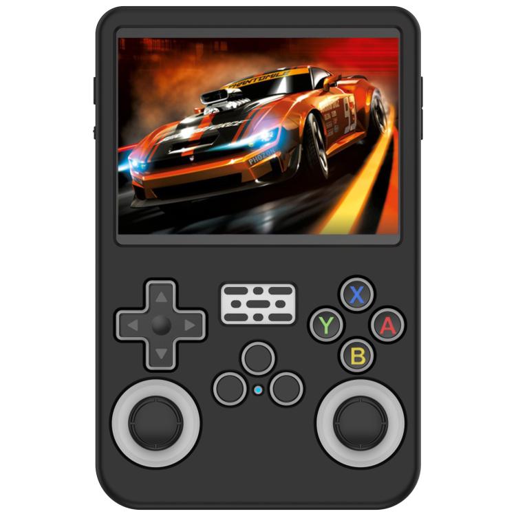 For ANBERNIC R36S Silicone Handheld Game Console Protective Case(Black) - Cases by buy2fix | Online Shopping UK | buy2fix