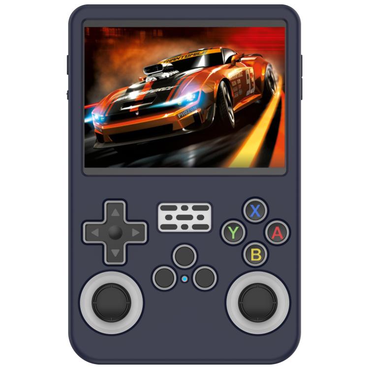 For ANBERNIC R36S Silicone Handheld Game Console Protective Case(Dark Blue) - Cases by buy2fix | Online Shopping UK | buy2fix