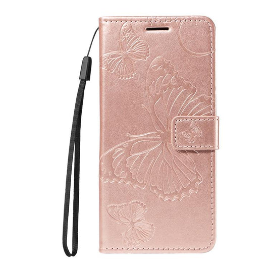 For Google Pixel 10 Pro XL Global 3D Butterfly Embossed Pattern Flip Leather Phone Case(Rose Gold) - Google Cases by buy2fix | Online Shopping UK | buy2fix