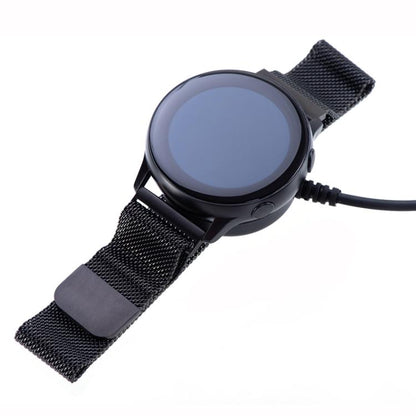 For Samsung Galaxy Watch Ultra / 7 / 6 / 5 Pro / 4 / 3 xDfind Magnetic Smart Watch Charging Cable, USB-A Port, Length: 1m(Black) - Charger by xDfind | Online Shopping UK | buy2fix