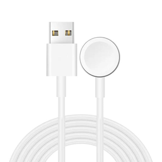 For Apple Watch Series xDfind Magnetic Fast Charger Charging Cable, USB-A Port, Length: 1m(White) - Charger / Holder by xDfind | Online Shopping UK | buy2fix