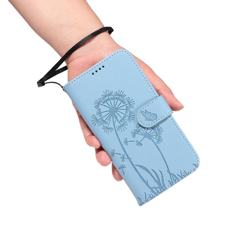 For Google Pixel 10 Pro XL 5G Global Dandelion Embossed Pattern Flip Leather Phone Case(Sky Blue) - Google Cases by buy2fix | Online Shopping UK | buy2fix