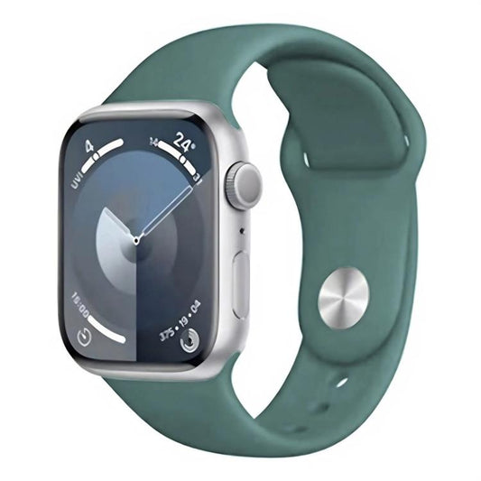 For Apple Watch 46mm / 49mm / 45mm / 44mm xDfind Solid Color Silicone Sports Watch Band(Dark Green) - Watch Bands by xDfind | Online Shopping UK | buy2fix