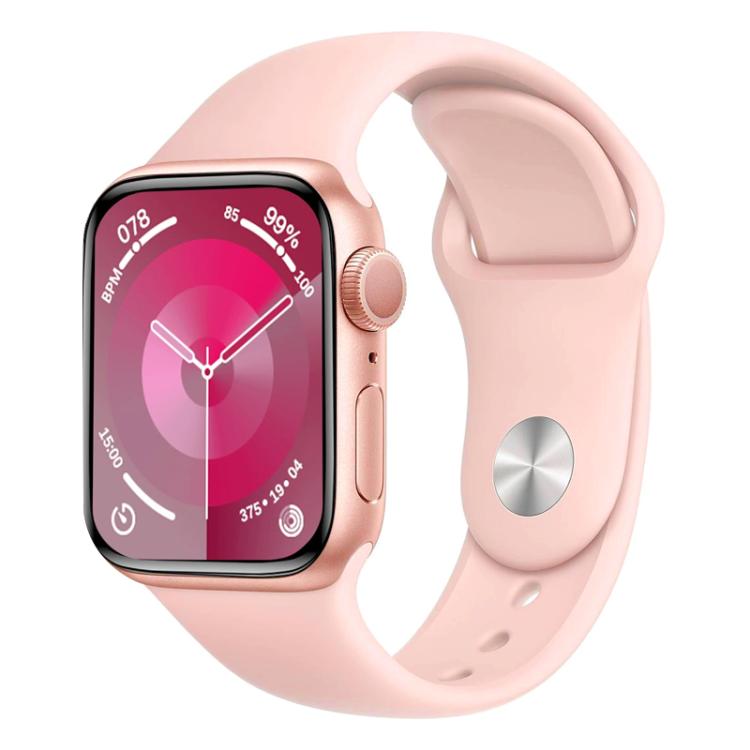 For Apple Watch 42mm / 41mm / 40mm / 38mm xDfind Solid Color Silicone Sports Watch Band(Light Pink) - Watch Bands by xDfind | Online Shopping UK | buy2fix