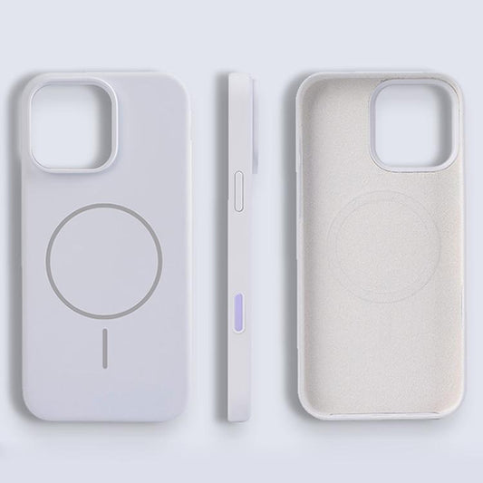 For iPhone 16 Pro Max Liquid Silicone Magsafe Phone Case with AI Camera Control Button(Grey) - iPhone 16 Pro Max Cases by buy2fix | Online Shopping UK | buy2fix