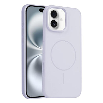 For iPhone 16 Plus Liquid Silicone Magsafe Phone Case with AI Camera Control Button(Grey) - iPhone 16 Plus Cases by buy2fix | Online Shopping UK | buy2fix