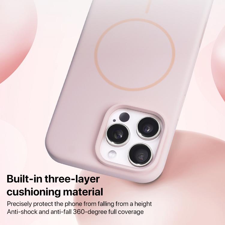 For iPhone 16 Plus Liquid Silicone Magsafe Phone Case with AI Camera Control Button(Blue) - iPhone 16 Plus Cases by buy2fix | Online Shopping UK | buy2fix