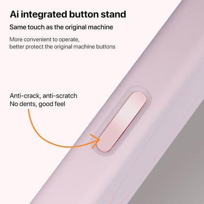 For iPhone 16 Pro Liquid Silicone Magsafe Phone Case with AI Camera Control Button(Pink) - iPhone 16 Pro Cases by buy2fix | Online Shopping UK | buy2fix