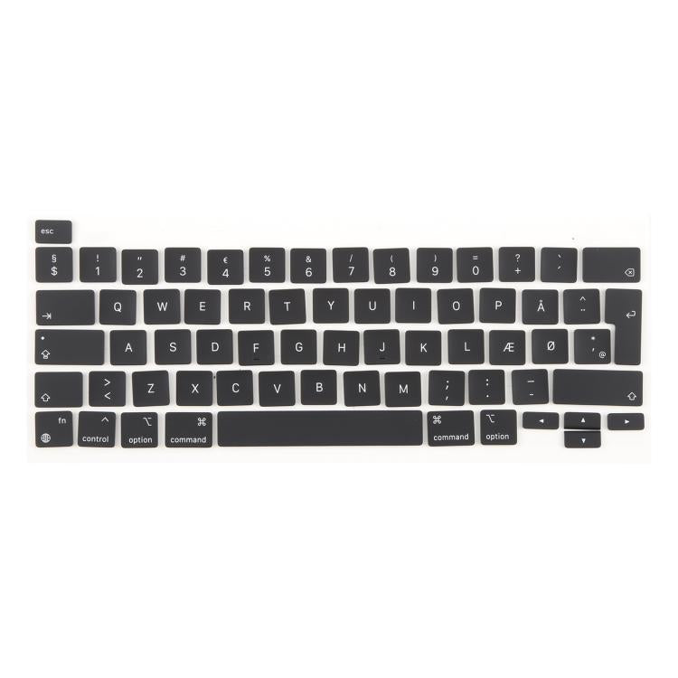 For MacBook A2251 A2289 A2238 A2338 UK Big Enter Version Keycaps, Language:Denmark - Keyboard by buy2fix | Online Shopping UK | buy2fix