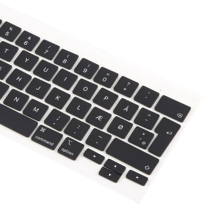 For MacBook A2251 A2289 A2238 A2338 UK Big Enter Version Keycaps, Language:Denmark - Keyboard by buy2fix | Online Shopping UK | buy2fix