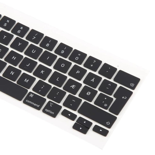 For MacBook A2251 A2289 A2238 A2338 10pcs UK Big Enter Version Keycaps, Language:Denmark - Keyboard by buy2fix | Online Shopping UK | buy2fix