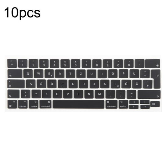For MacBook A2251 A2289 A2238 A2338 10pcs UK Big Enter Version Keycaps, Language:German - Keyboard by buy2fix | Online Shopping UK | buy2fix