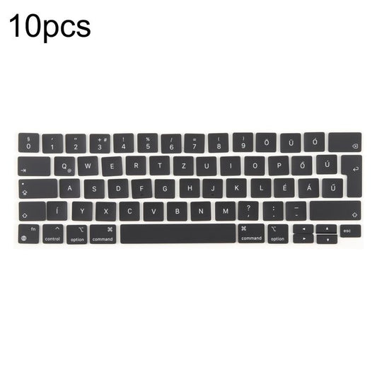 For MacBook A2251 A2289 A2238 A2338 10pcs UK Big Enter Version Keycaps, Language:Hungary - Keyboard by buy2fix | Online Shopping UK | buy2fix