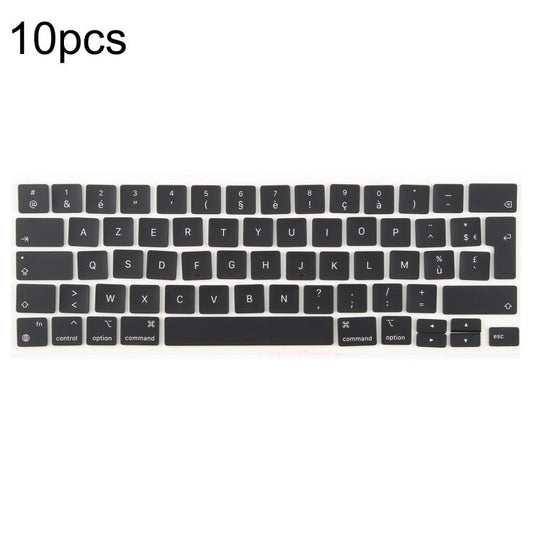 For MacBook A2251 A2289 A2238 A2338 10pcs UK Big Enter Version Keycaps, Language:French - Keyboard by buy2fix | Online Shopping UK | buy2fix