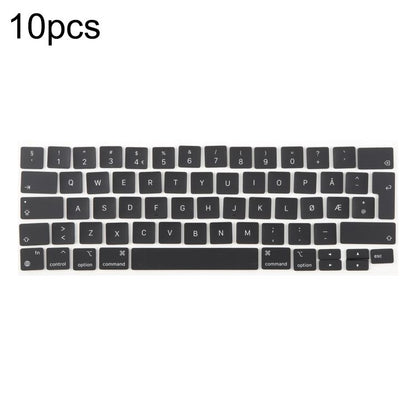 For MacBook A2251 A2289 A2238 A2338 10pcs UK Big Enter Version Keycaps, Language:Norway - Keyboard by buy2fix | Online Shopping UK | buy2fix