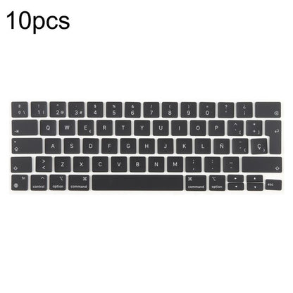 For MacBook A2251 A2289 A2238 A2338 10pcs UK Big Enter Version Keycaps, Language:Spain - Keyboard by buy2fix | Online Shopping UK | buy2fix