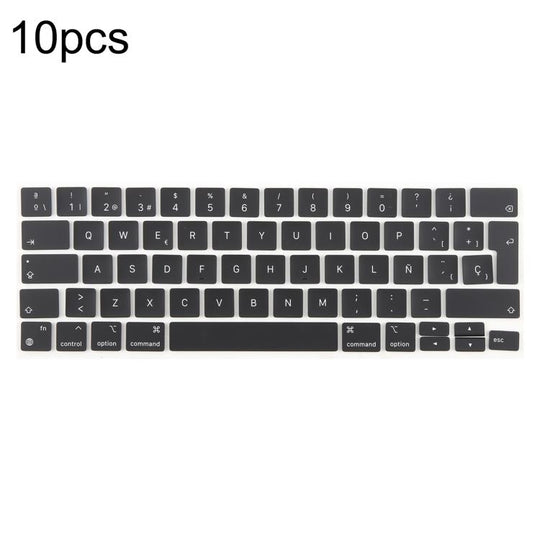 For MacBook A2251 A2289 A2238 A2338 10pcs UK Big Enter Version Keycaps, Language:Spain