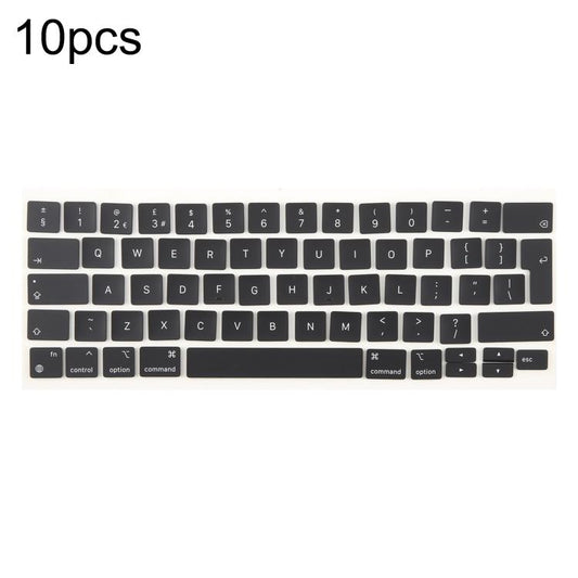 For MacBook A2251 A2289 A2238 A2338 10pcs UK Big Enter Version Keycaps, Language:English - Keyboard by buy2fix | Online Shopping UK | buy2fix