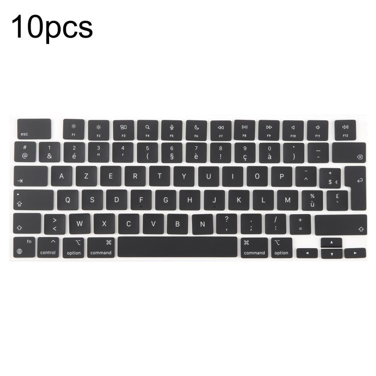 For MacBook A2681 A2941 A3113  A3114 10pcs UK Big Enter Version Keycaps, Language:French - Keyboard by buy2fix | Online Shopping UK | buy2fix