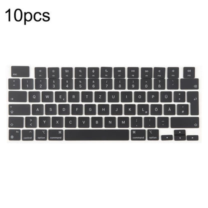 For MacBook A2681 A2941 A3113  A3114 10pcs UK Big Enter Version Keycaps, Language:German - Keyboard by buy2fix | Online Shopping UK | buy2fix