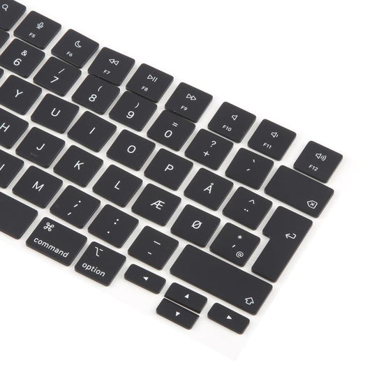 For MacBook A2681 A2941 A3113  A3114 10pcs UK Big Enter Version Keycaps, Language:Denmark - Keyboard by buy2fix | Online Shopping UK | buy2fix