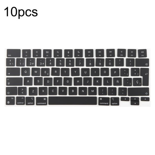 For MacBook A2681 A2941 A3113  A3114 10pcs UK Big Enter Version Keycaps, Language:Spain - Keyboard by buy2fix | Online Shopping UK | buy2fix