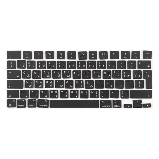 For MacBook A2442 A2485 A2779 A2780 A2991 A2992 A2918 UK Big Enter Version Keycaps, Language:Arabic