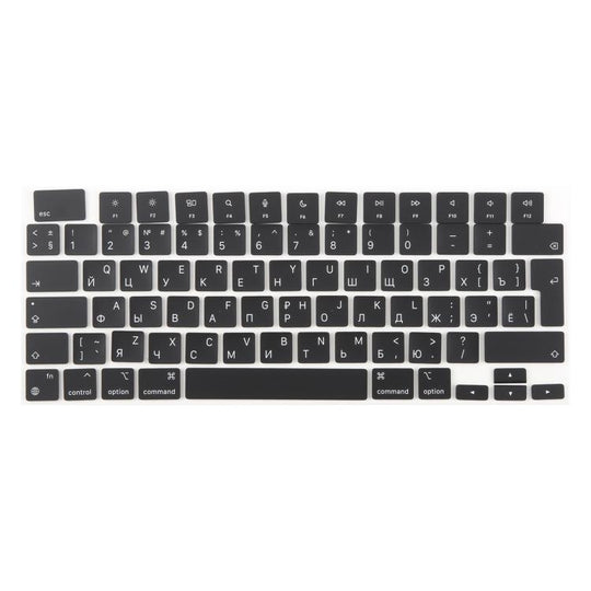 For MacBook A2442 A2485 A2779 A2780 A2991 A2992 A2918 UK Big Enter Version Keycaps, Language:Russian