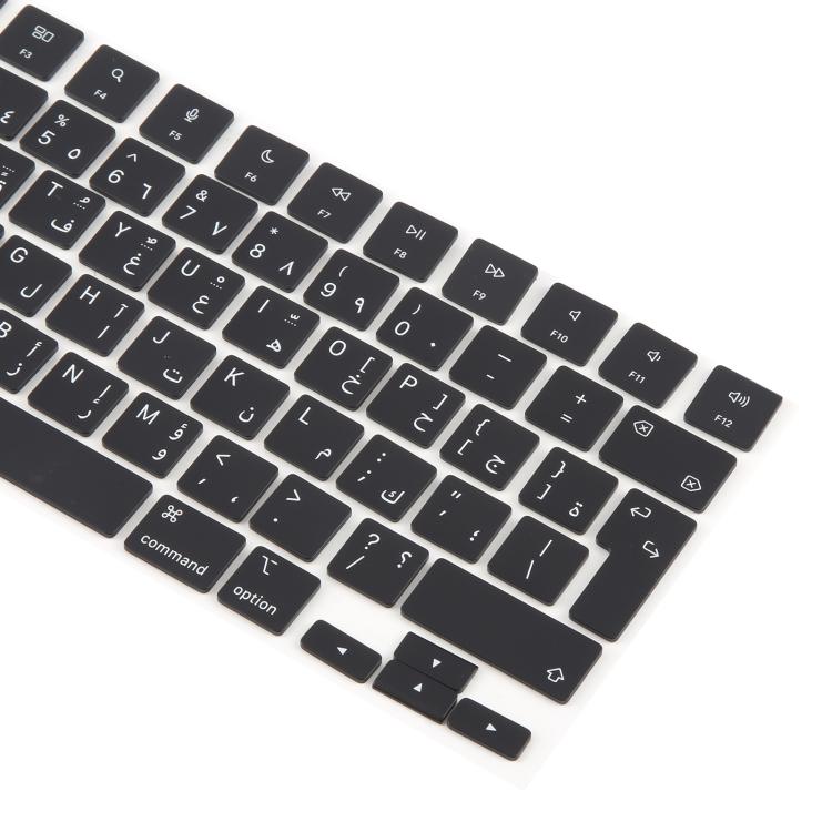 For MacBook A2442 A2485 A2779 A2780 A2991 A2992 A2918 10pcs UK Big Enter Version Keycaps, Language:Arabic - Keyboard by buy2fix | Online Shopping UK | buy2fix