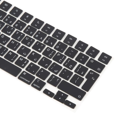 For MacBook A2442 A2485 A2779 A2780 A2991 A2992 A2918 10pcs UK Big Enter Version Keycaps, Language:Arabic - Keyboard by buy2fix | Online Shopping UK | buy2fix