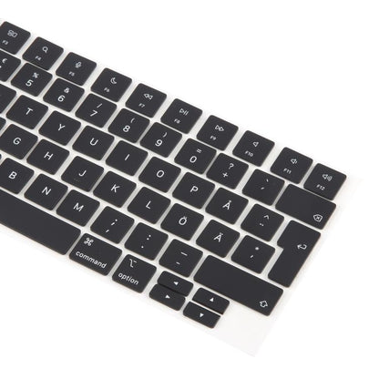 For MacBook A2442 A2485 A2779 A2780 A2991 A2992 A2918 10pcs UK Big Enter Version Keycaps, Language:Sweden - Keyboard by buy2fix | Online Shopping UK | buy2fix