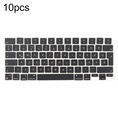 For MacBook A2442 A2485 A2779 A2780 A2991 A2992 A2918 10pcs UK Big Enter Version Keycaps, Language:Hungary - Keyboard by buy2fix | Online Shopping UK | buy2fix