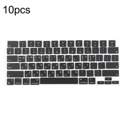 For MacBook A2442 A2485 A2779 A2780 A2991 A2992 A2918 10pcs US Small Enter Version Keycaps, Language:Korean - Keyboard by buy2fix | Online Shopping UK | buy2fix