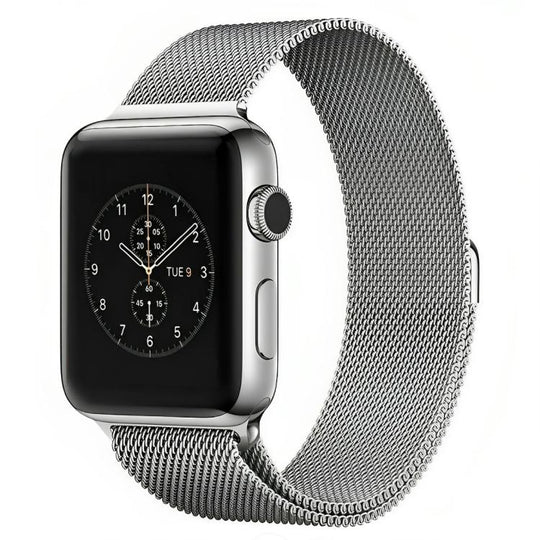 For Apple Watch 46mm / 49mm / 45mm / 44mm xDfind Milanese Loop Magnetic Metal Watch Band(Silver)