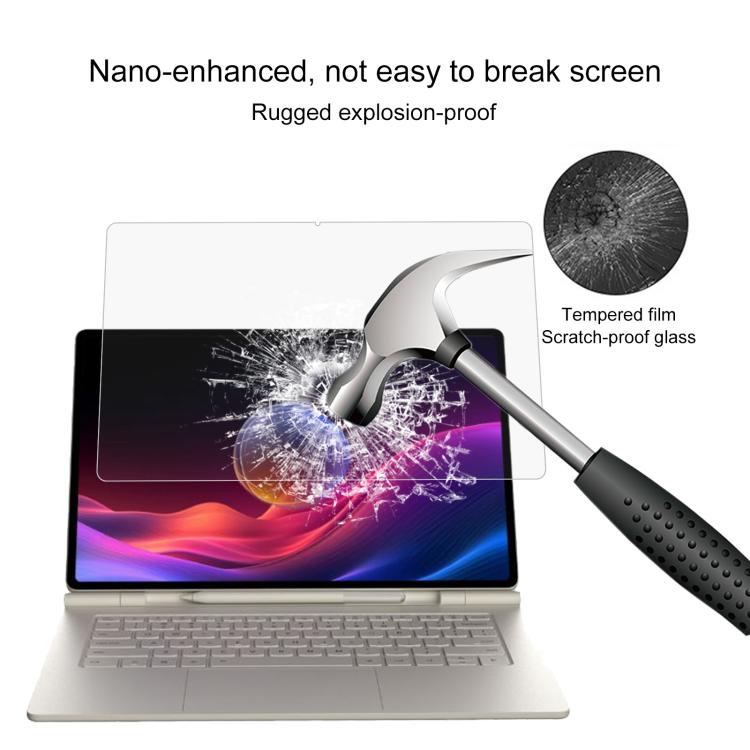 For Lenovo Yoga Pad Pro 14.5 inch 2pcs 9H 0.3mm Explosion-proof Tempered Glass Film - Screen Protection Film by buy2fix | Online Shopping UK | buy2fix