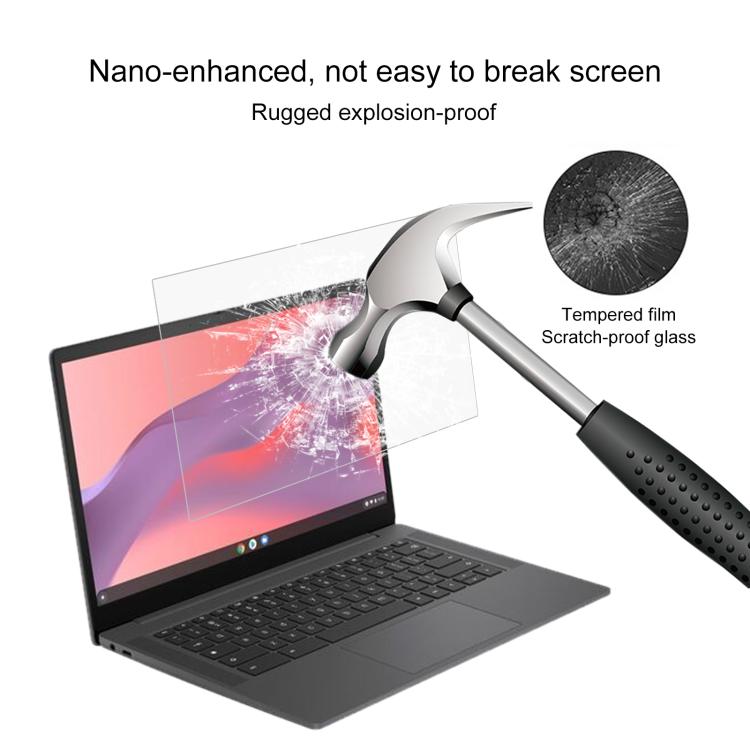 For HP Chromebook 14A 14 9H 0.3mm Explosion-proof Tempered Glass Film - Screen Protection Film by buy2fix | Online Shopping UK | buy2fix