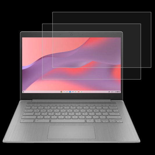 For HP Chromebook 14A 14 2pcs 9H 0.3mm Explosion-proof Tempered Glass Film - Screen Protection Film by buy2fix | Online Shopping UK | buy2fix