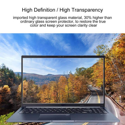 For ASUS Vivobook 15 M1502YA 15.6 9H 0.3mm Explosion-proof Tempered Glass Film - Screen Protection Film by buy2fix | Online Shopping UK | buy2fix