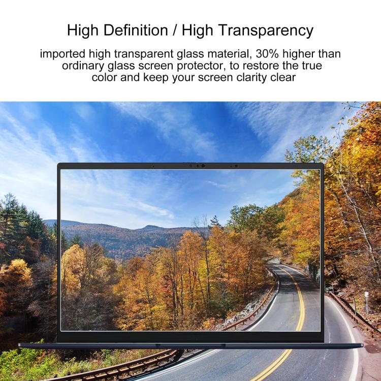 For ASUS Zenbook 14 OLED / UX3405MA 14 2pcs 9H 0.3mm Explosion-proof Tempered Glass Film - Screen Protection Film by buy2fix | Online Shopping UK | buy2fix