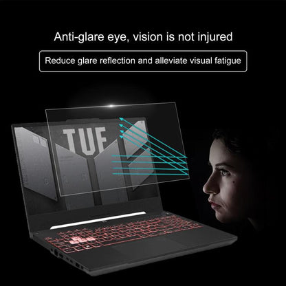 For ASUS TUF Gaming A15 FA507NVR 15.6 2pcs 9H 0.3mm Explosion-proof Tempered Glass Film - Screen Protection Film by buy2fix | Online Shopping UK | buy2fix