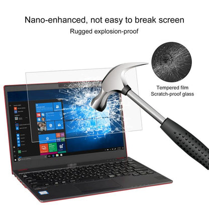 For Fujitsu LIFEBOOK U938 13.3 9H 0.3mm Explosion-proof Tempered Glass Film - Screen Protection Film by buy2fix | Online Shopping UK | buy2fix