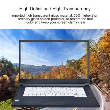 For Fujitsu LIFEBOOK A577 15.6 2pcs 9H 0.3mm Explosion-proof Tempered Glass Film - Screen Protection Film by buy2fix | Online Shopping UK | buy2fix