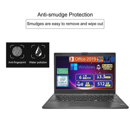 For Fujitsu LIFEBOOK U938 13.3 2pcs 9H 0.3mm Explosion-proof Tempered Glass Film - Screen Protection Film by buy2fix | Online Shopping UK | buy2fix