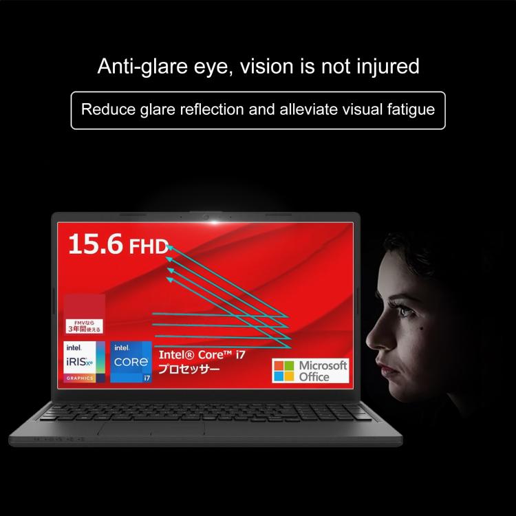 For Fujitsu FMV Lite WA1 15.6 2pcs 9H 0.3mm Explosion-proof Tempered Glass Film - Screen Protection Film by buy2fix | Online Shopping UK | buy2fix